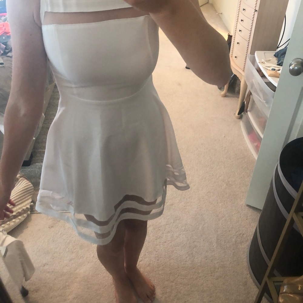 White dress